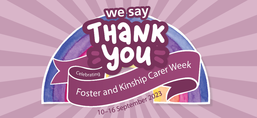 2023 Foster and Kinship Carer Week thank you graphic