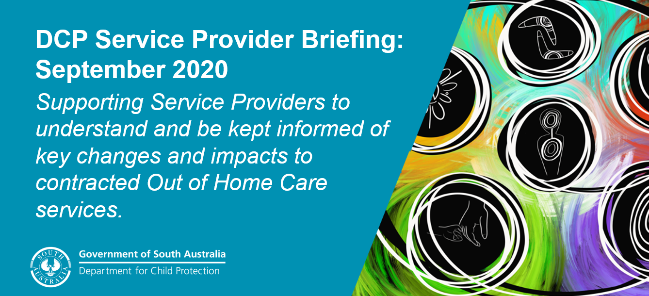 DCP service provider briefing: September 2020