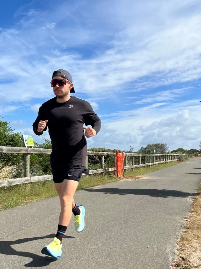 Guy running