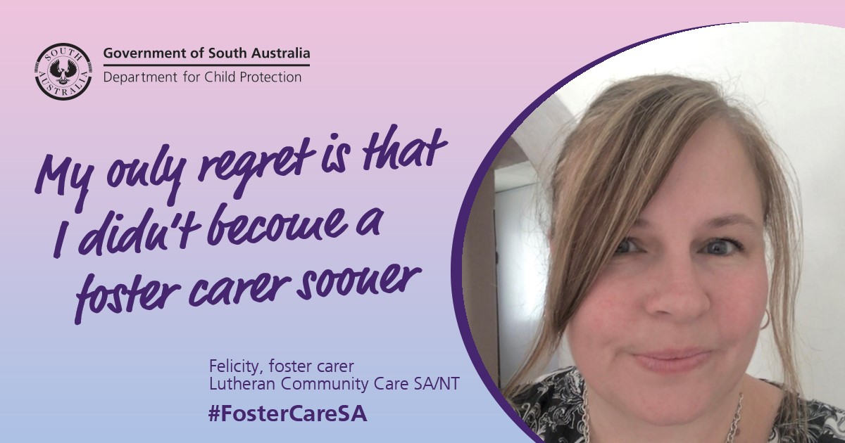 My only regret is that I didn't become a foster carer sooner