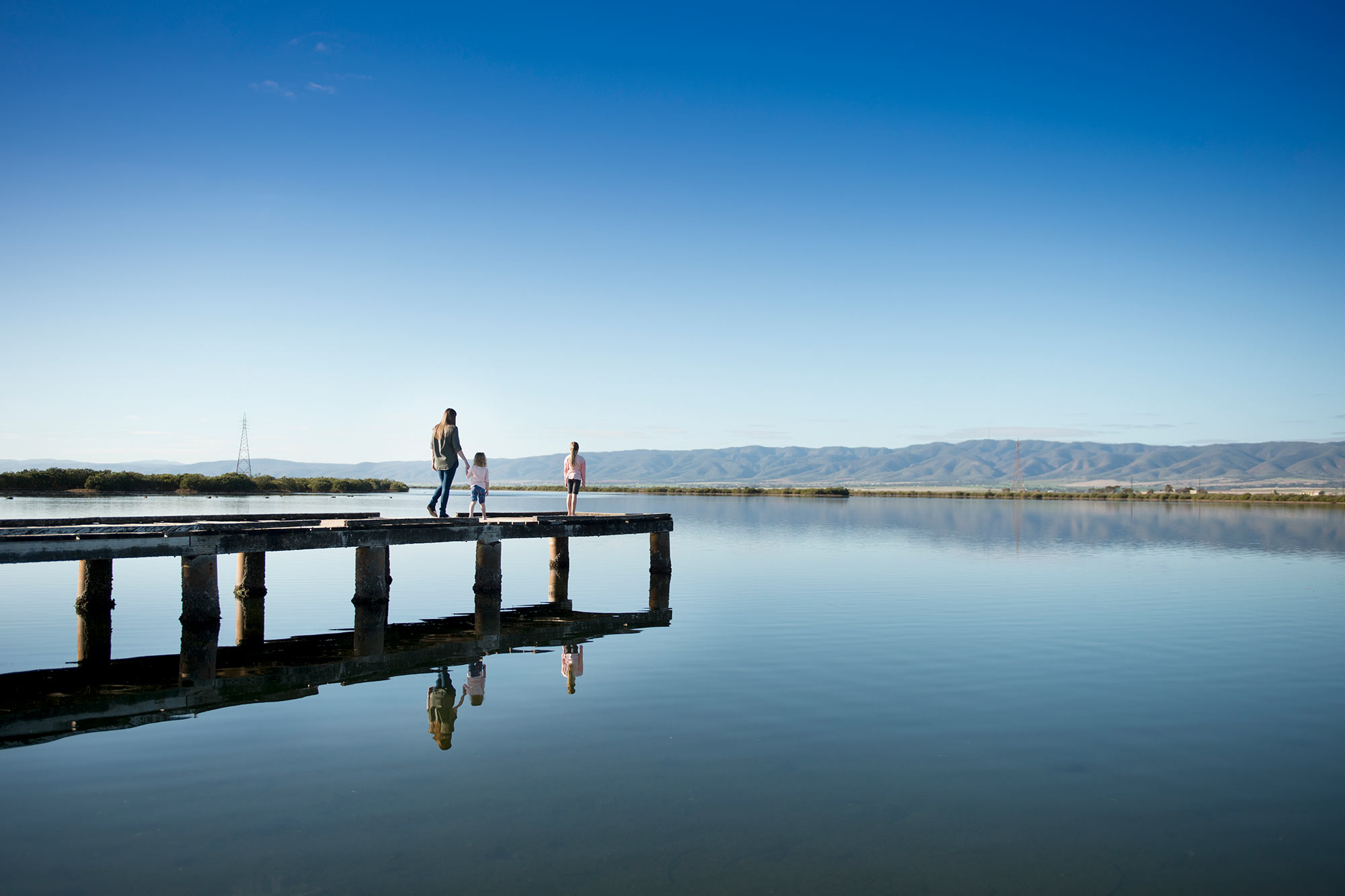 Port Pirie jetty. Image supplied by Port Pirie Regional Council.