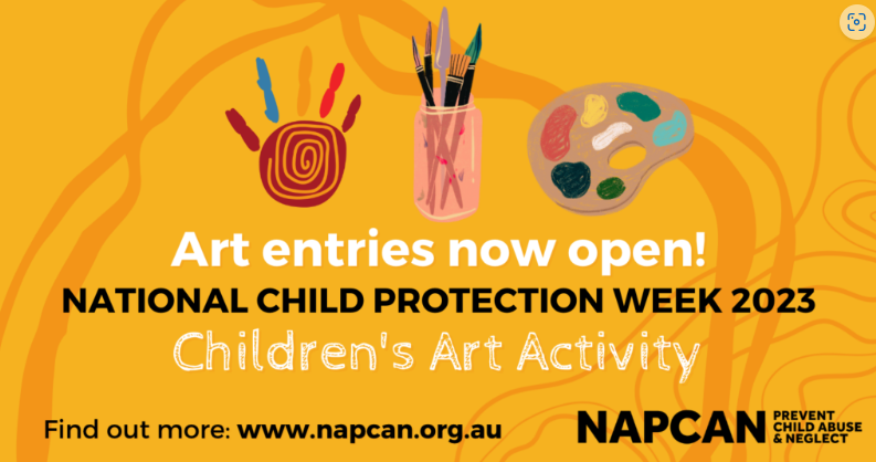 2023 NAPCAN Art Activity graphic